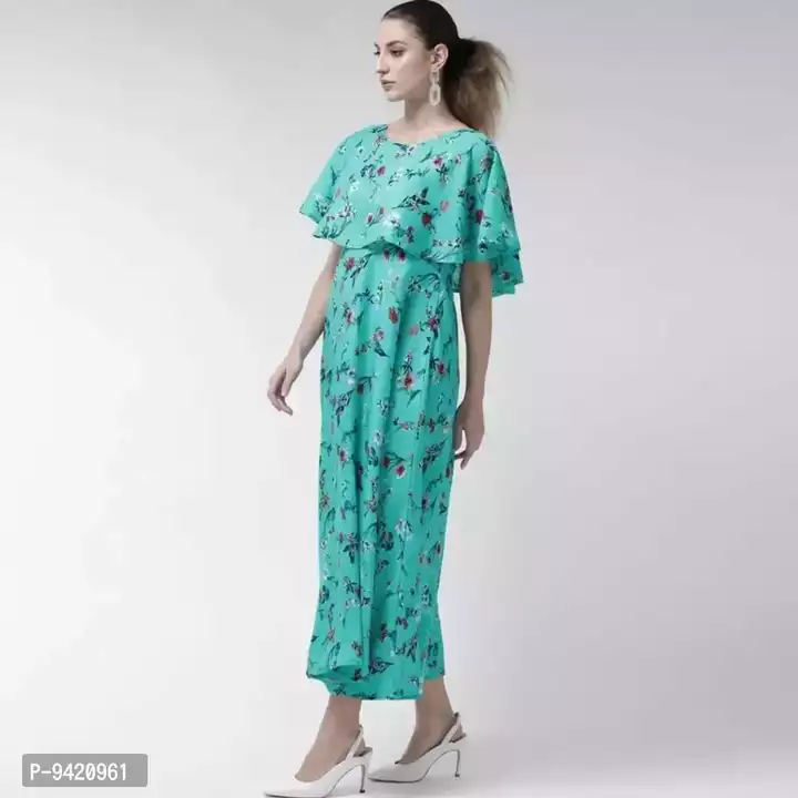 Floral printed long  dress  uploaded by business on 1/14/2023