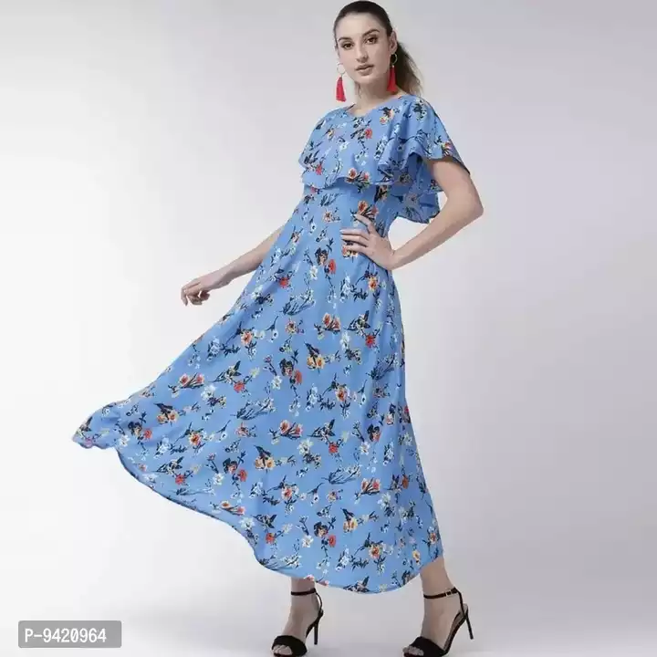 Floral printed long  dress  uploaded by Annu online Service point.shop on 1/14/2023