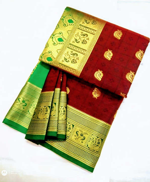 Banarsi satin  silk saree all over boota with self design  uploaded by Galaxy impex on 1/14/2023