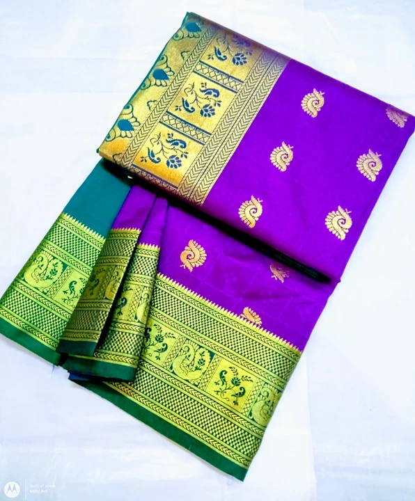 Banarsi satin  silk saree all over boota with self design  uploaded by Galaxy impex on 1/14/2023