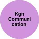 Business logo of KGN COMMUNICATION