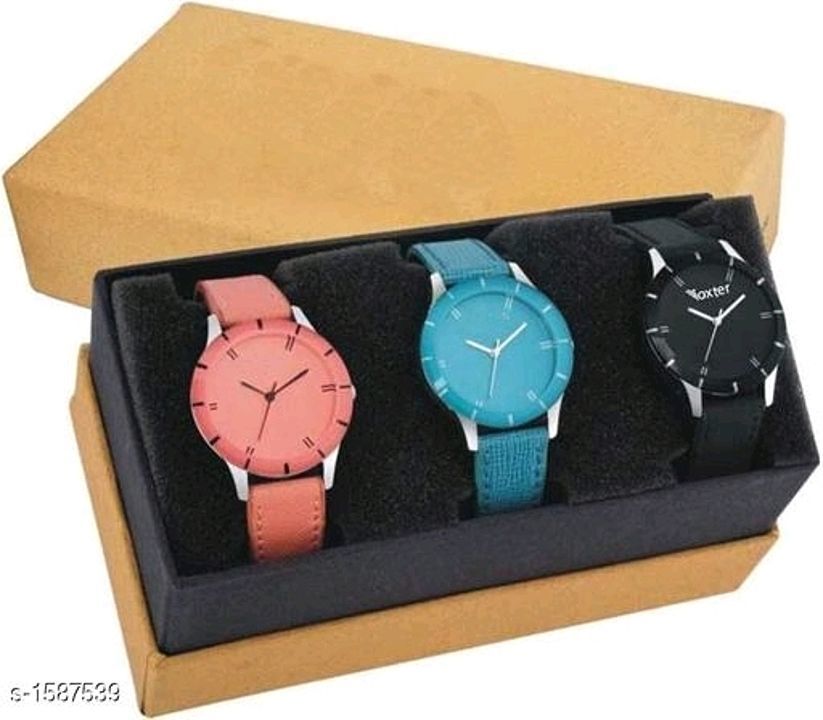 Combo watches (pack of 3) uploaded by business on 7/6/2020