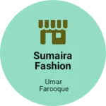 Business logo of Sumaira fashion hub