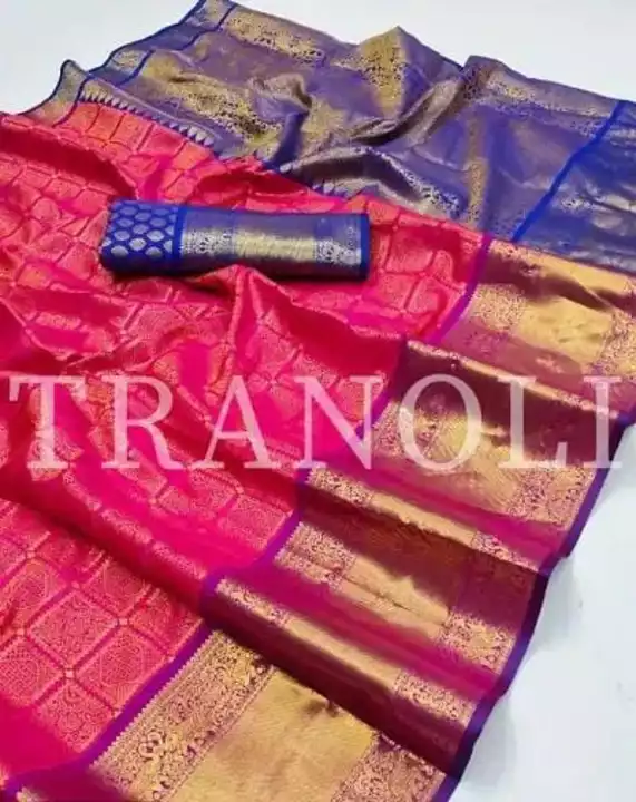 Tranoli Banarasi.Zari Silk Sarees With Blouse Piece  uploaded by SN creations on 1/15/2023