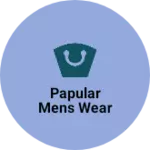 Business logo of Papular mens wear
