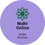 Business logo of Nidhi online shopping