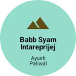Business logo of Babb syam intareprijej