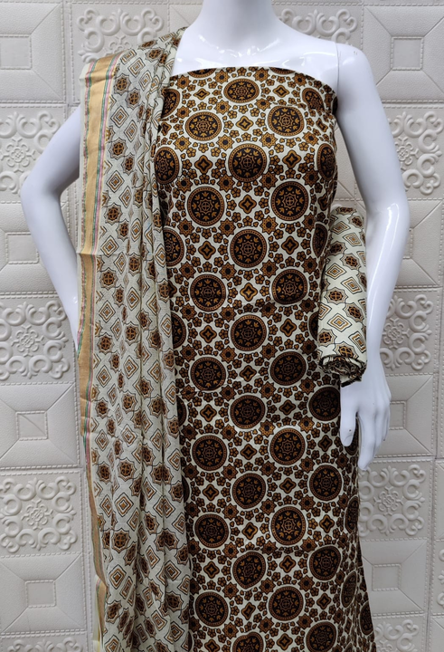 Ajrakh Dress Material uploaded by business on 1/15/2023