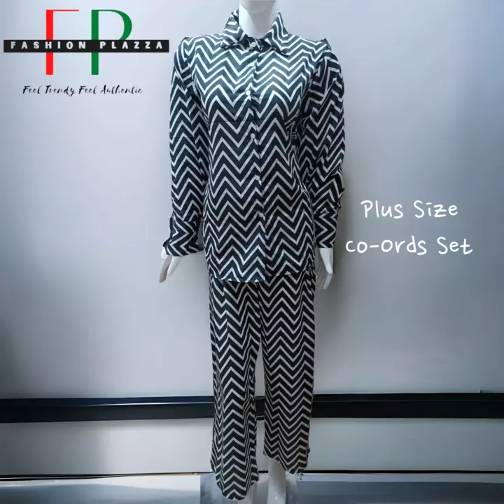 Plus size co ords set uploaded by Fashion Plazza on 6/2/2024