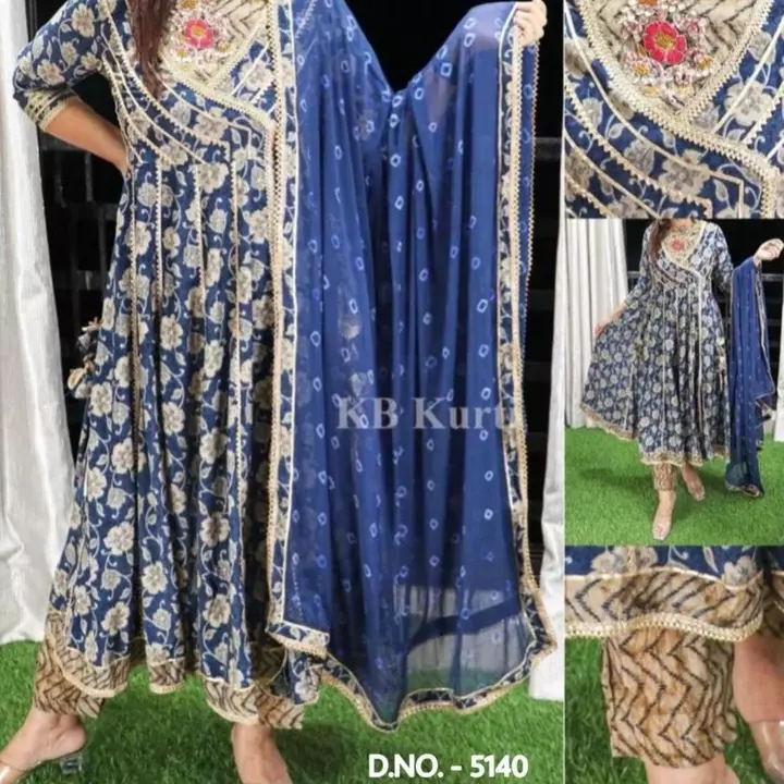 Post image Book Your Orders On 8887737509..

⭐ *D.NO. - 5140*

👗 *Beautiful Heavy Rayon 14 Kg. Best Quality Printed fabric Kurti (length - 51”) With Hand Embroidery On Yoke + Heavy Laces &amp; Gotta Detailing On Yoke, Sleeves &amp; Flair + Side Dori &amp; Tussels + Heavy Rayon Fabric Pant + Malmal Dupatta ( 2.20 Mtr - Full Width) With Heavy Laces &amp; Gotta Detailing* 👗

⭐Size: *M/38, L/40, XL/42, XXL/44, XXXL/46, 4XL/48, 5XL/50, 6XL/52, 7XL/54* 

🤩 *Price : 1250/- Free Shipping ( 38 To 44 Size)*🤩

😍 *Price : 1350/- Free Shipping ( 46 To 54 Size)* 😍

⭐ *Same Day Dispatch* ✈️✈️✈️

#womenswear #fashion #womensfashion #style #ootd #menswear #onlineshopping #instafashion #fashionblogger #womenstyle #fashionista #fashionstyle #womenfashion #women #clothing #shopping #dress #dresses #trending #instagood #clothes #love #outfitoftheday #womensclothing #newcollection #indianwear #stylish #ethnicwear #instastyle #mensfashion