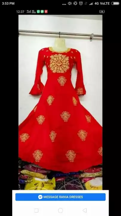 Frock suit Gown  uploaded by SJ Parveen Dresses on 1/15/2023