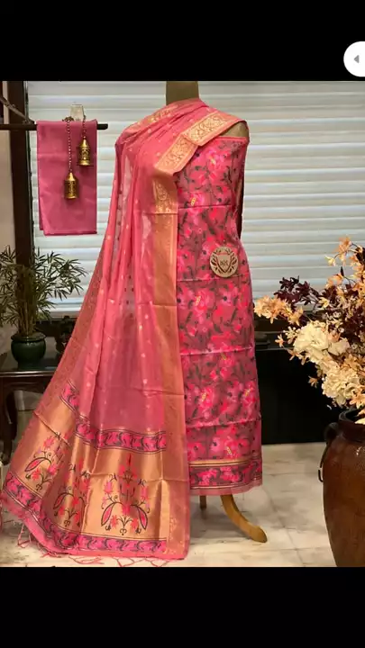 Banarasi silk suits  uploaded by GA Fabrics on 1/15/2023
