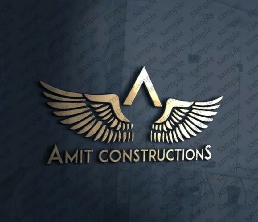 Visiting card store images of Amit cuntruction