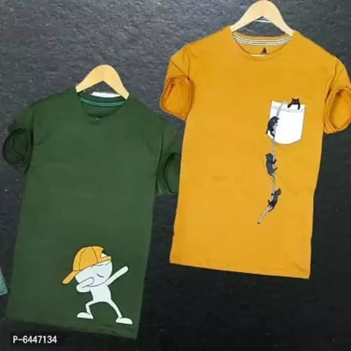 Post image Mens half sleeve t-shirt 2 pcs just ₹ 299