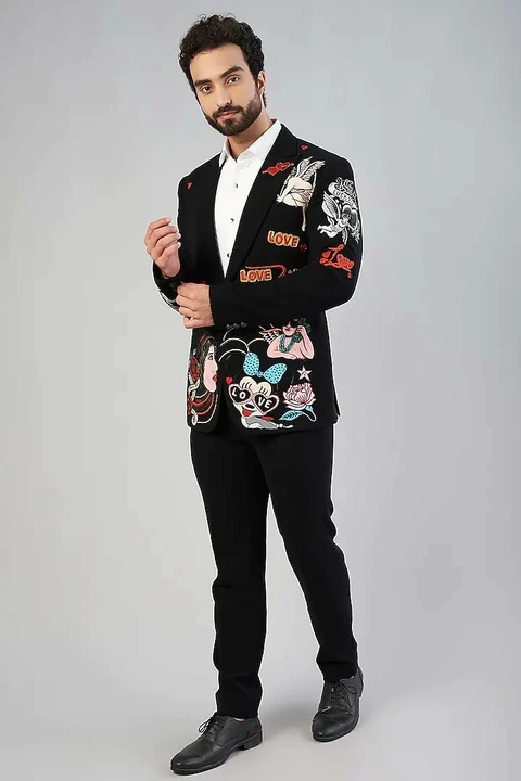 Embroidery suit uploaded by Raymond meharban tailor on 1/16/2023