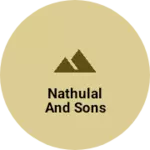 Business logo of Nathulal and sons