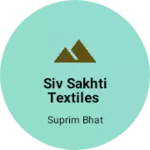 Business logo of Siv sakhti textiles