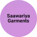 Business logo of saawariya garments