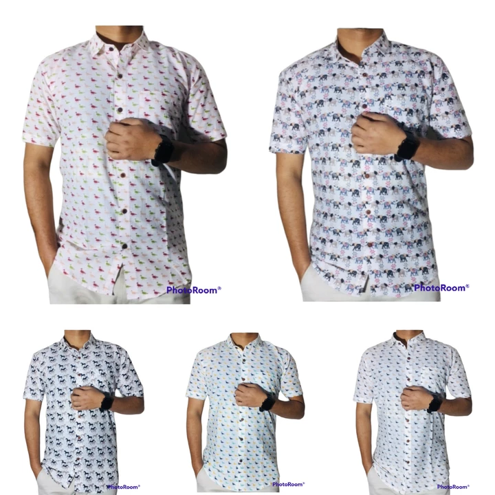 Showroom Quality Sanganeri Printed Half Sleeves Shirts  uploaded by Hindustan Trading Company 9024349754 on 1/16/2023