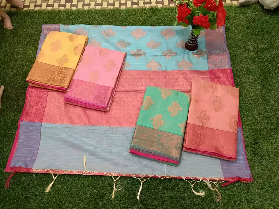 Cotton saree vivin  uploaded by business on 1/16/2023