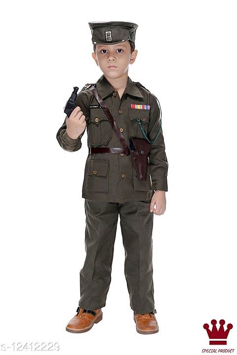 Army dress for kids uploaded by business on 2/13/2021