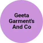 Business logo of Geeta Garment's and cosmetics center