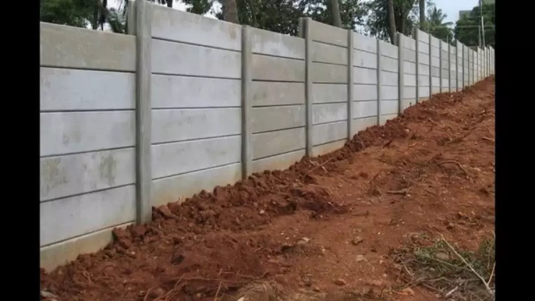 Post image readymade boundary concrete wall