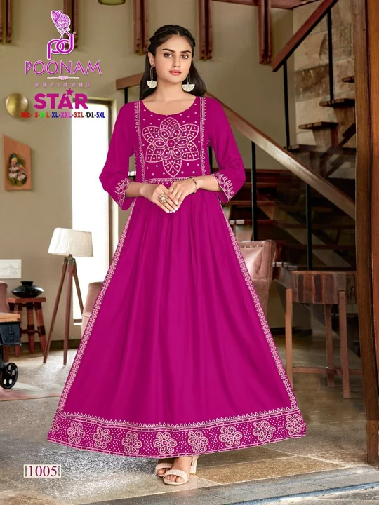 Poonam Designer Gown  uploaded by SN creations on 5/22/2024