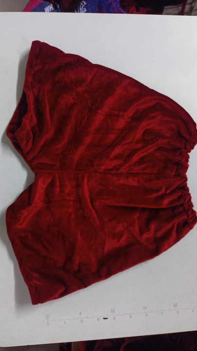 Children half pant on velvet maroon  uploaded by Parfect butique on 1/16/2023