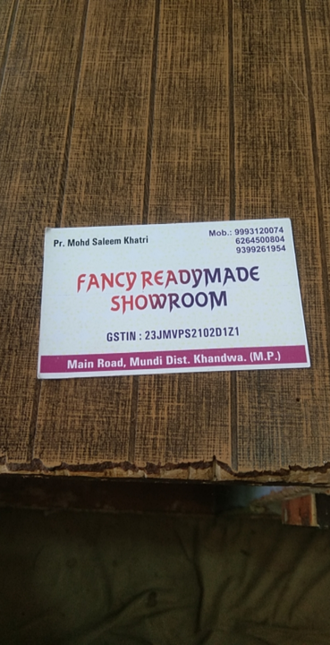 Post image FANCY RADEMADE SHOWROOM has updated their profile picture.