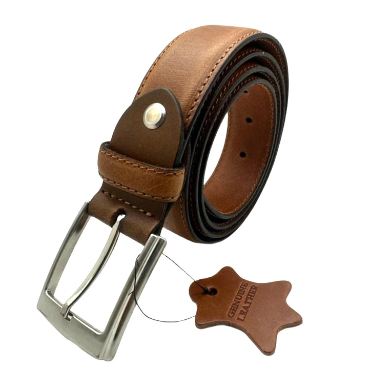 Genuine Leather Belts For Men, 100% Full Grain Fashion Mens Belt For Casual Wear, With Antique Alloy uploaded by winsome trading on 1/16/2023