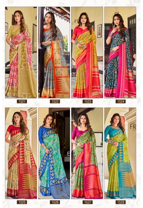 Post image New Lounch Lilen Saree At Wholesale Rate