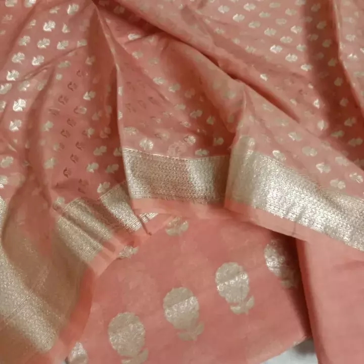 Soft cotton banarasi suit uploaded by Arzoo Textiles on 1/16/2023