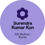 Business logo of Surendra Kumar kundanmal