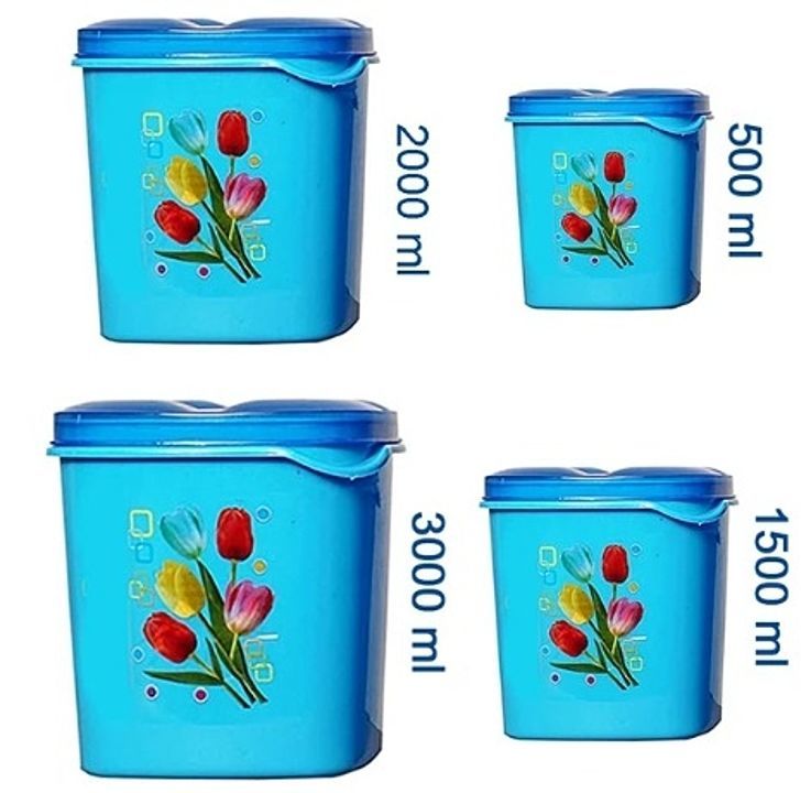 Air Tight Storage Container (4 pcs)set contact  uploaded by business on 2/13/2021