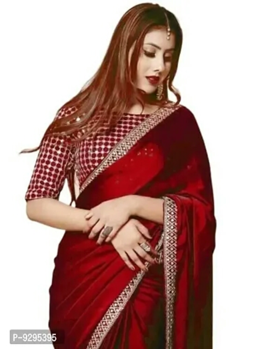 Trending art silk Saree with blouse piece uploaded by Fashionista on 1/16/2023