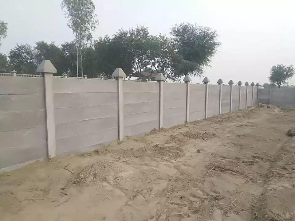 Post image readymade boundary concrete wall