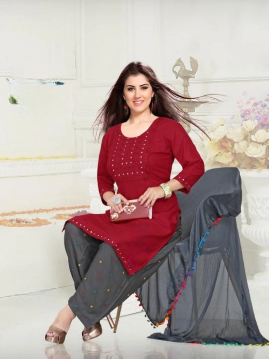 Patiala 3 pcs suits uploaded by Yamini Collection on 1/16/2023