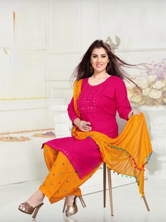 Patiala 3 pcs suits uploaded by Yamini Collection on 1/16/2023
