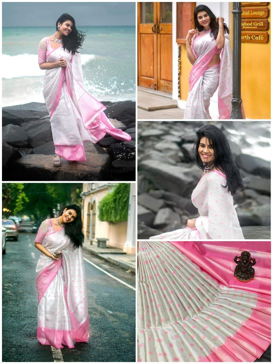 Soft banarasi silk saree  uploaded by RV FASHION on 1/16/2023