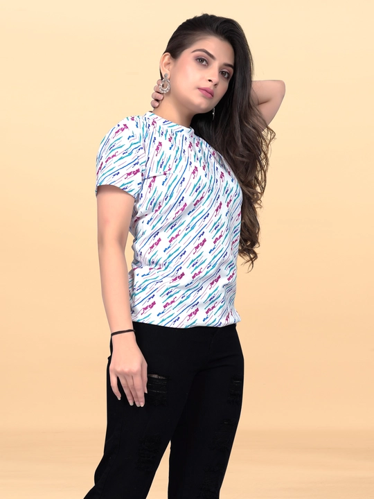 Woman T-shirt uploaded by Siddheshwar enterprises on 1/16/2023