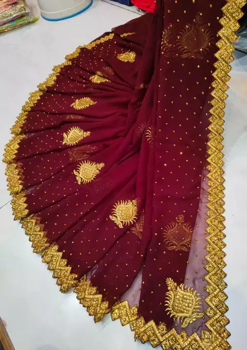 Bridal saree uploaded by WONDER WOMEN FASHION on 1/16/2023