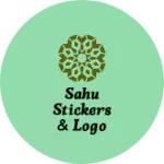 Business logo of Sahu Stickers & Logo Printing based out of Bhiwani