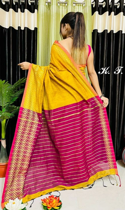 Post image 🌹 *NEW ARRIVAL* 🌹

*ITEM- SAREE ZIGZAG KHADI*

*WITH CONTRAST BP CONTRAST PALLU*

*QUALITY - PREMIUM*

*FEBRICK- KHADI COTTON*

*PRICE ONLY RS. 500+shipping*

☘️☘️☘️☘️☘️☘️☘️☘️☘️