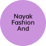 Business logo of Nayak fashion and beauty