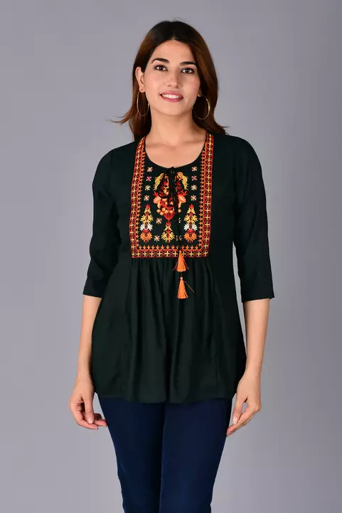 Post image Hey! Checkout my new product called
Raion Embroidery Top.