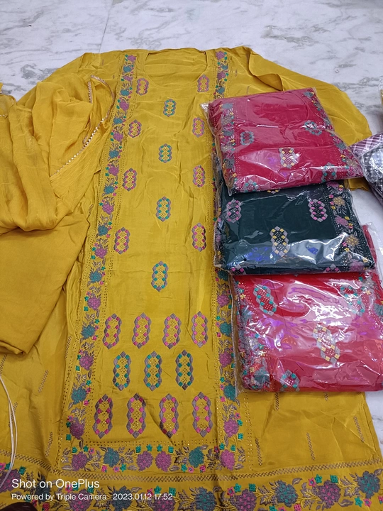 Pure silk drees material uploaded by Kota saree on 5/5/2024