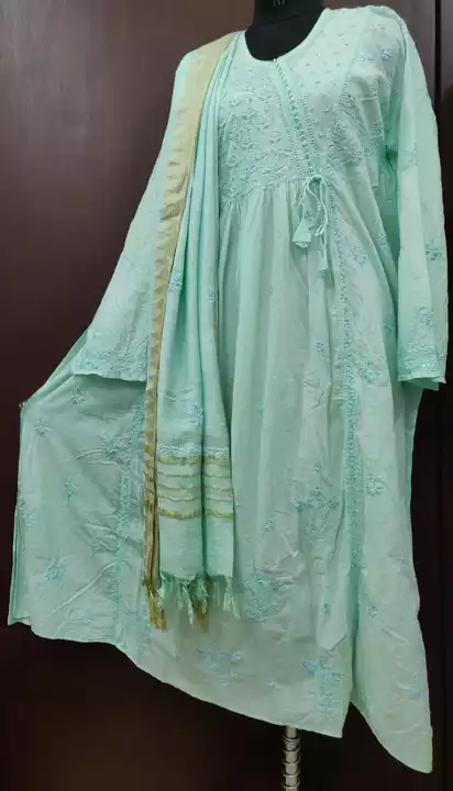 Pure Cambric Cotton Suit  uploaded by Lucknowi Ada Chikankari Studio on 1/17/2023