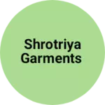 Business logo of Shrotriya garments