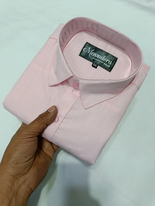 Plain Cotton Shirts  uploaded by MENSADORA APPAREL 📞 on 1/17/2023